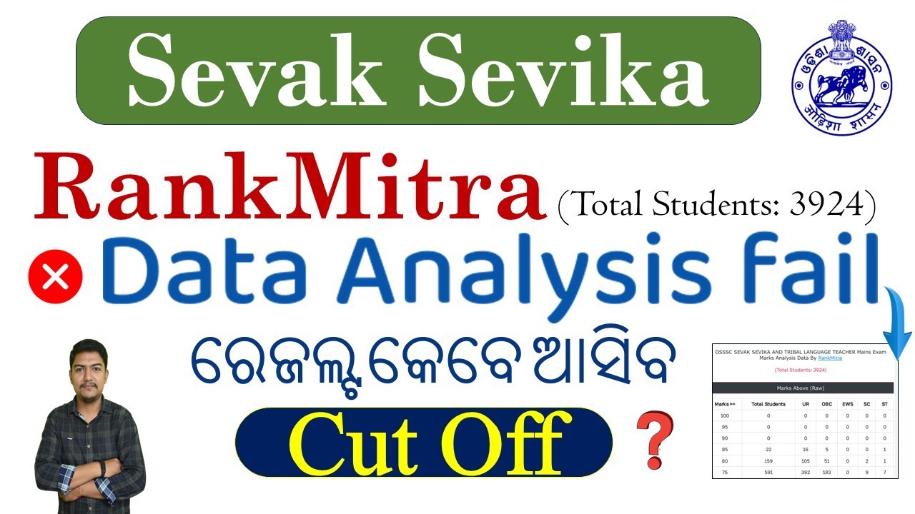 SSD sevek sevika qualifying mark | mains cut off 2025 | selection process | results | sarani sir