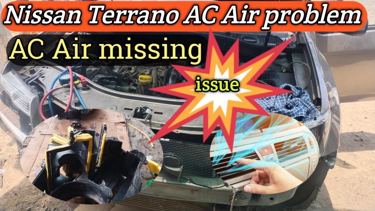 Nissan Terrano AC cooling problem! AC Flap issue!! Air missing?? ac car nissan YouTube