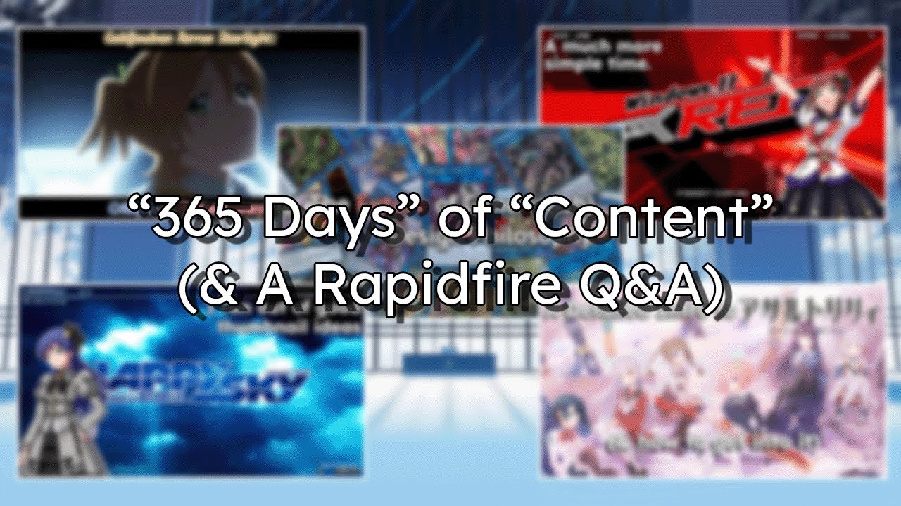 The (early) 365 Day Celebration Question and Answer Video - YouTube