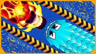 🐍WORMSZONE.IO | Giant Slither Snake Top 01 🏆 | Epic Worms Zone Biggest Snake Gameplay! | Kalun yt screenshot 4