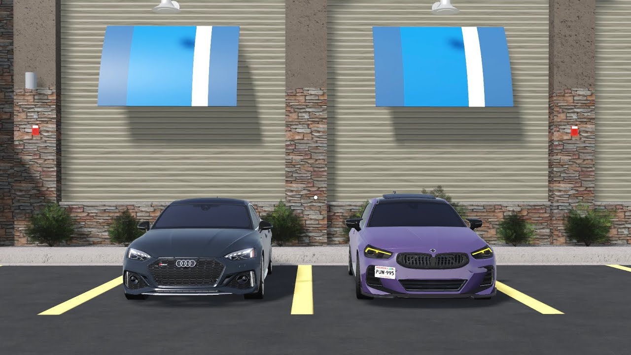 LICENSED AUDI SERIES PART 2! 2023 Licensed Audi RS5 Vs 2022 BMW M3 GTR  |  Greenville, Roblox.