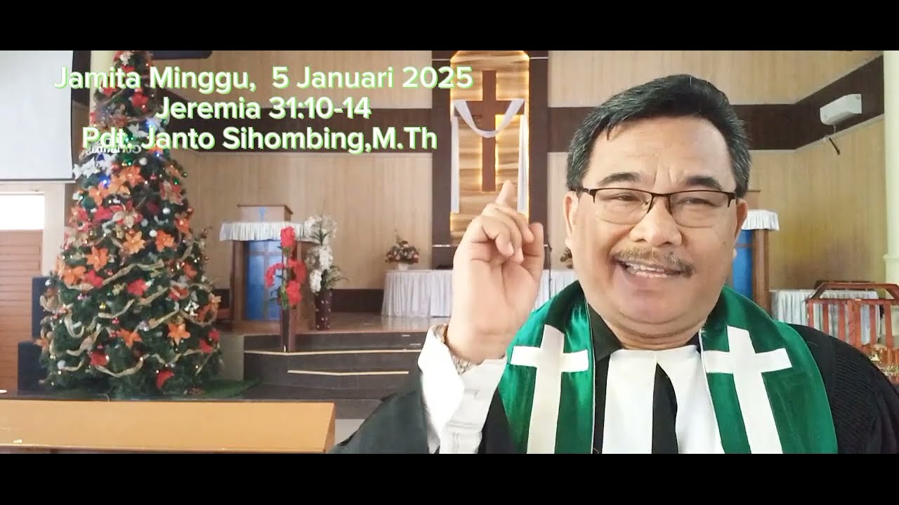 Jamita, Minggu 5 Januari 2025. Jeremia 31:10-14. Thema: 