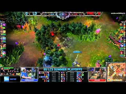 Lemondogs vs Team Fnatic Game 1 (LCS Summer 2013 EU Grand Finals)