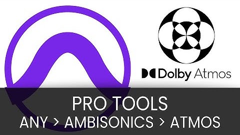 Encode and Decode any sound to Ambisonics using Pro Tools!