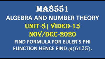 FORMULA FOR EULER