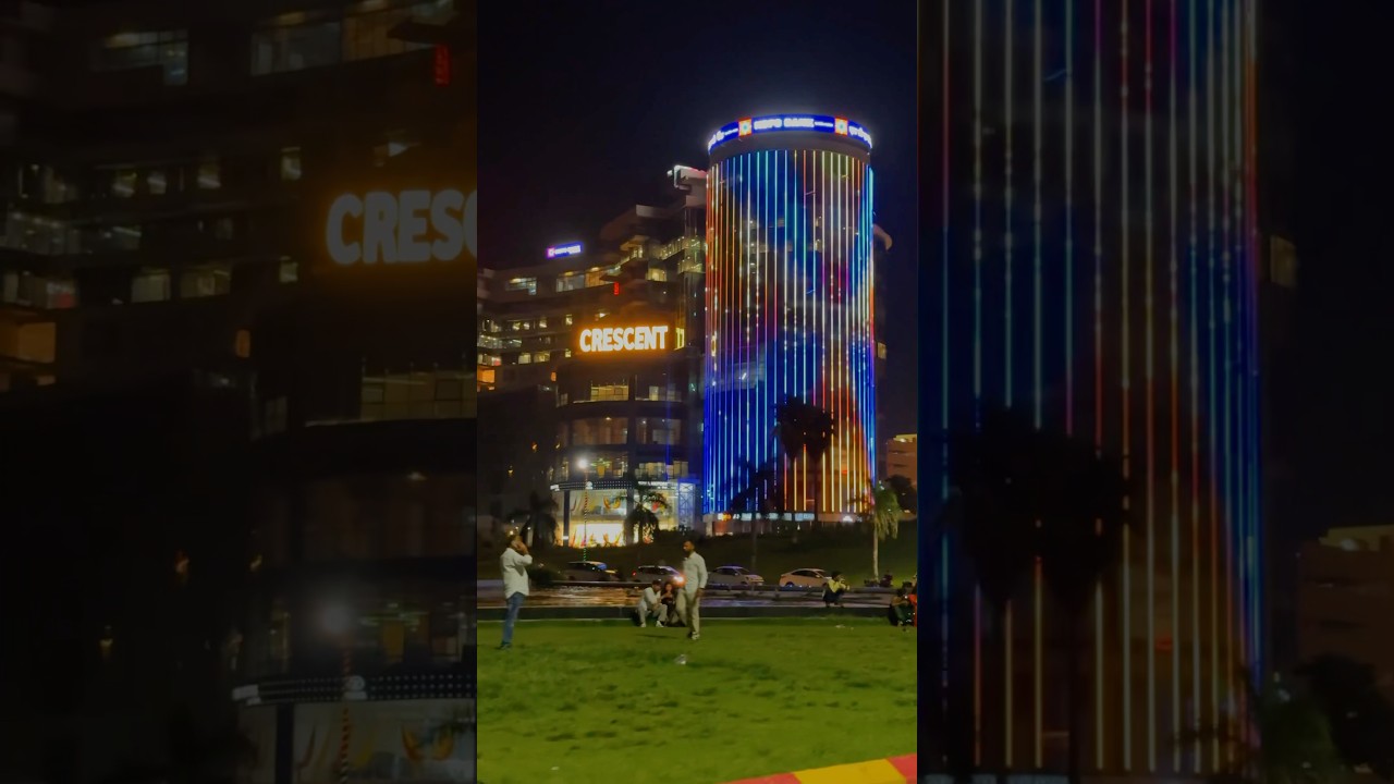 Night View 💥 || Lucknow || Golf City