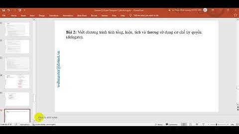 [SEM 3][PC#]Viết chương trình tính tổng, hiệu, tích và thương sử dụng cơ chế ủy quyền (delegate)