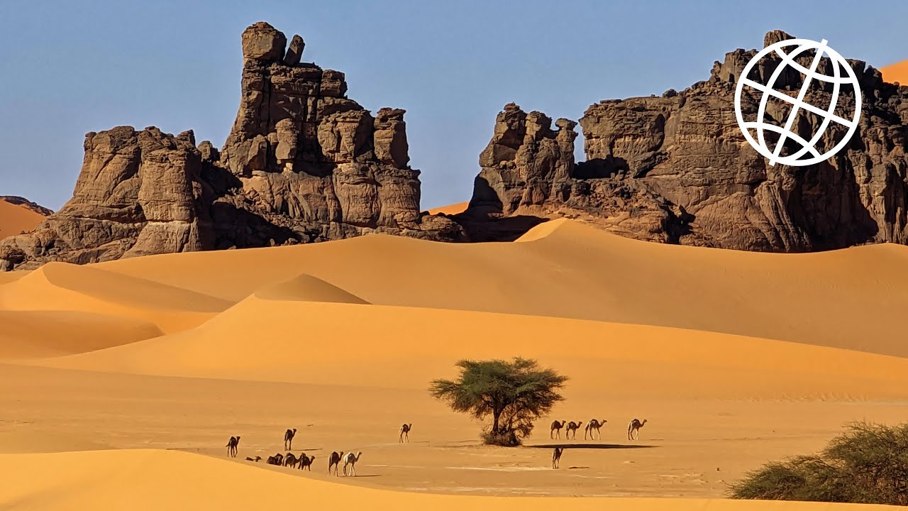 Amazing SAHARA Tassili nAjjer Algeria  Amazing Places 4K