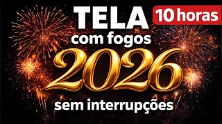 Tela De Ano Novo 2026 | Vídeo Decorativo Ambiente com Música e Fogos 4K screenshot 1