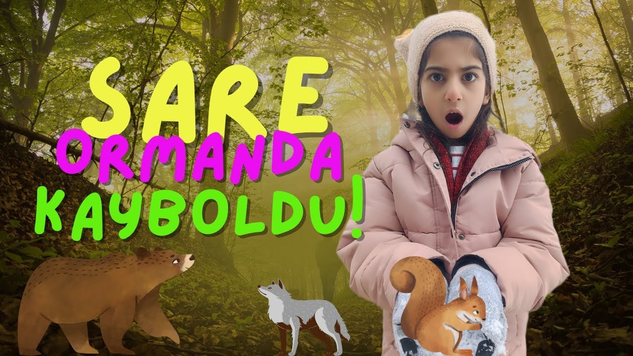SARE ORMANDA KAYBOLDU😯😔