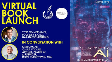 Virtual Book Launch: Player AI (First #sciencefiction sports story from Pakistan)