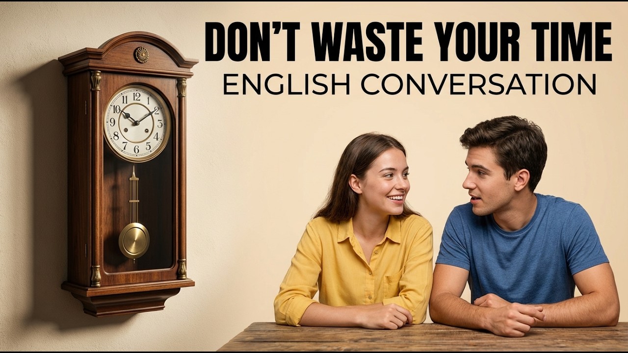A1 level English podcast about time and smart choices.