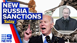 Putin’s daughters targeted by new US sanctions against Russia | 9 News Australia