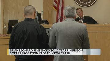 Trial for deadly DWI crash ends with 10 year sentence