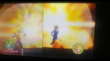 Dragonball Raging Blast 2 Salza Full Power Energy Wave on Android 18 Ryona