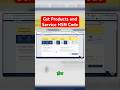 Adding Product &amp; Service Codes to GST! #gstregistration #gst #shorts