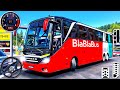 Real City Euro UK Luxury Bus Simulator - Coach Bus Driving Simulator 3D Game 2025 - Android Gameplay