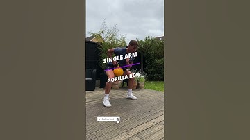 Single Kettlebell Gorilla Row  Exercise Demo #shorts