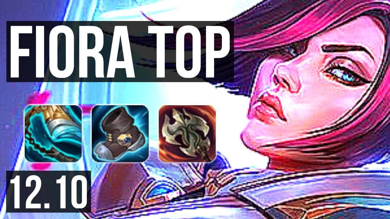 FIORA vs SION (TOP) | 14 solo kills, Legendary, Rank 9 Fiora | TR Master | 12.10