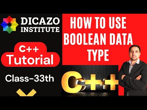 How to use Boolean data type | C++ Tutorial in Hindi Full Course | Class - 33 | Dicazo Institute.