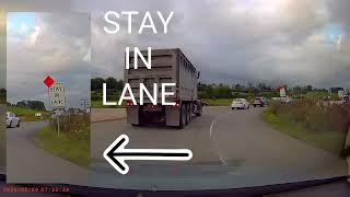 September 24, 2025 dash cam #idiot #dashcam #highway