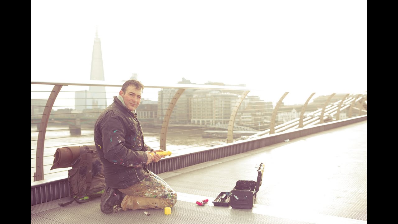 Chewing Gum Man BEN WILSON Timelapse Video