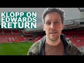 KLOPP REACTS TO EDWARDS NEWS | Anfield press conference