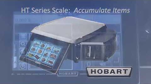 HT Series Scales (OPERATION): Accumulate Items Video