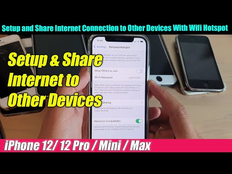 iPhone 12/12 Pro: How to Setup and Share Internet Connection to Other Devices With Wifi Hotspot