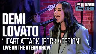 Demi Lovato “Heart Attack (Rock Version)” Live on the Stern Show Resimi