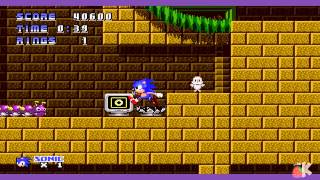Showcased Sonic Hacks & Fangames - Let's play Sonic - Code Gray (MD) [part2/german] - Marble Zone