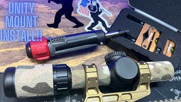 How to mount a scope with ease!! Unity Fast LPVO mount install!!