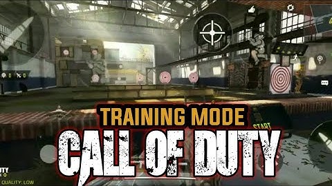 CALL OF DUTY MOBILE TRAINING MODE | HOW TO ENTER IN COD mobile TRAINING MODE | CODM TRAINING MODE