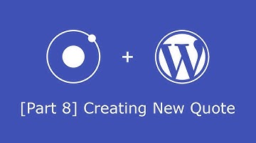Wordpress Rest API and Ionic 3 CRUD [8] - Creating Quote as Logged in User