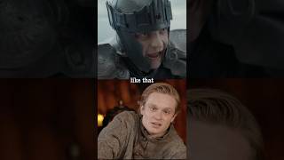 Lord Tom Glynn-Carney displayed his cunning acting chops in attempt to impress Lady Brittany