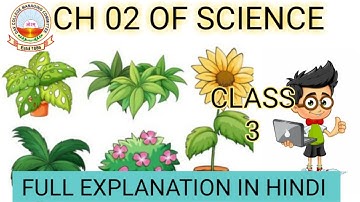 DAV CLASS 3. CH 02 OF SCIENCE. FULL EXPLANATION IN HINDI.
