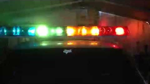 Code 3 XL LIGHTBAR  72 INCH blue/green/amber/red