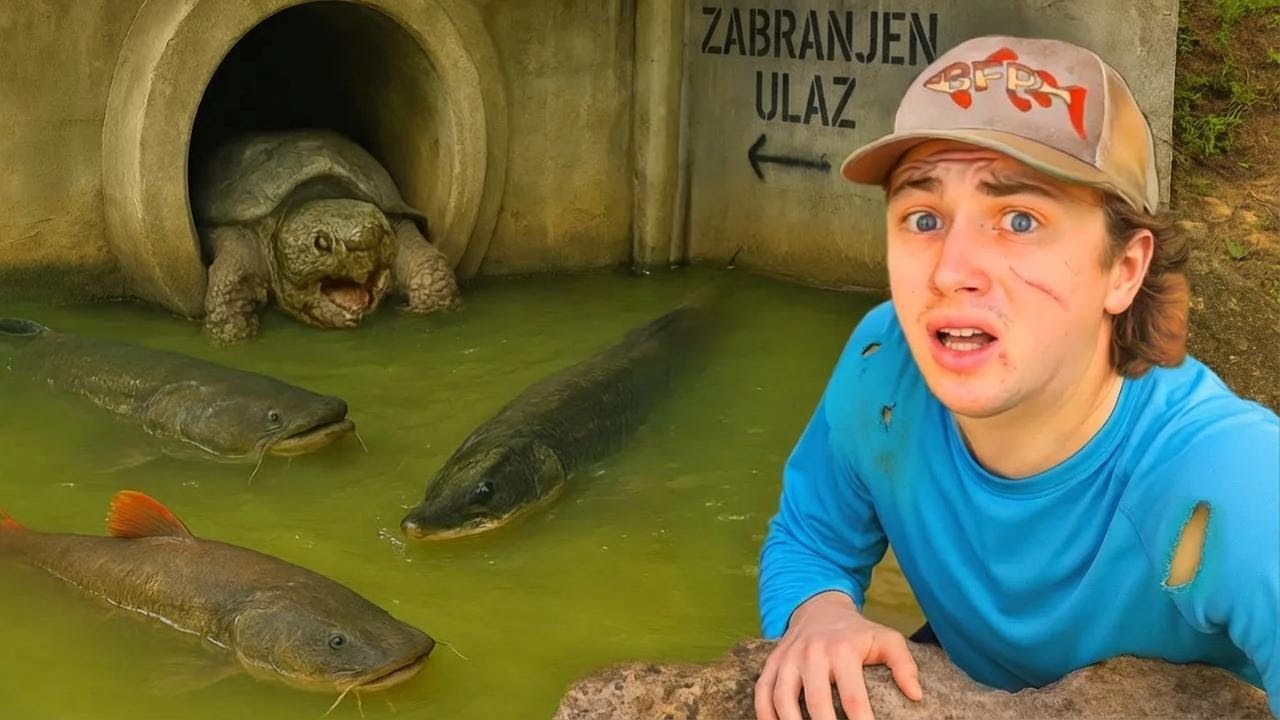 Pronašao sam čudovišnu ribu u skrivenom tunelu!