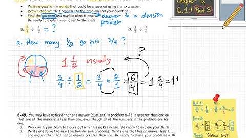 CPM CC1 6.1.4 Part 3 Core Problems 6-48 & 6-49