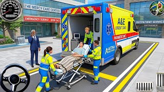 Ambulance City Rescue Simulator 3D Game - 911 US Emergency Ambulance Driving 3D - All-Day-Gameplay.. screenshot 2