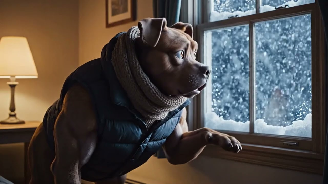 “Frozen in Fear: The Brave Rescue of Milo, the Ginger Kitten Tied to a Snowy Roadside”