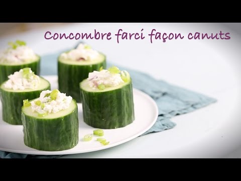 Vidéo: Concombres Farcis à La Truite