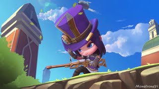 Chibi Champion Caitlyn | Battle Academia Caitlyn | 金铲铲之战  (Battle of Golden Spatula)