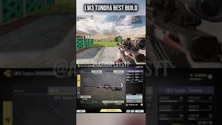 LW3 Tundra Best Build For MP season 4 cod mobile 2026 #shorts #codm 