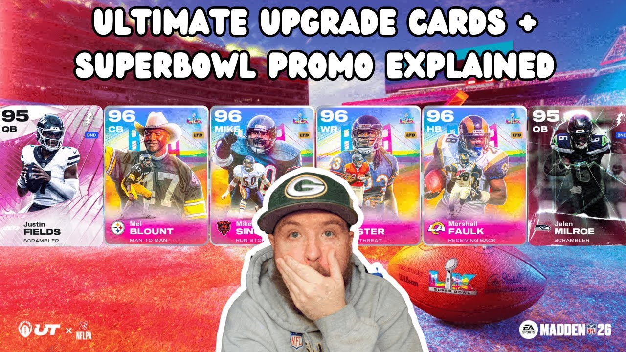 🔥 Подробное описание улучшений MUT 26 Ultimate + Новые лимитированные карты Super Bowl! 96 OVR Fa...