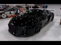 Audi r8 v10 plus tuning car black edition by jp performance with rotiform wheels walkaround k0075