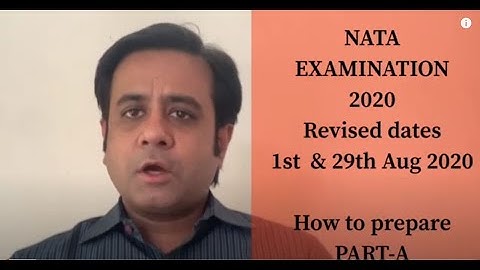Nata 2020 - Part A ( How to approach sketching questions)