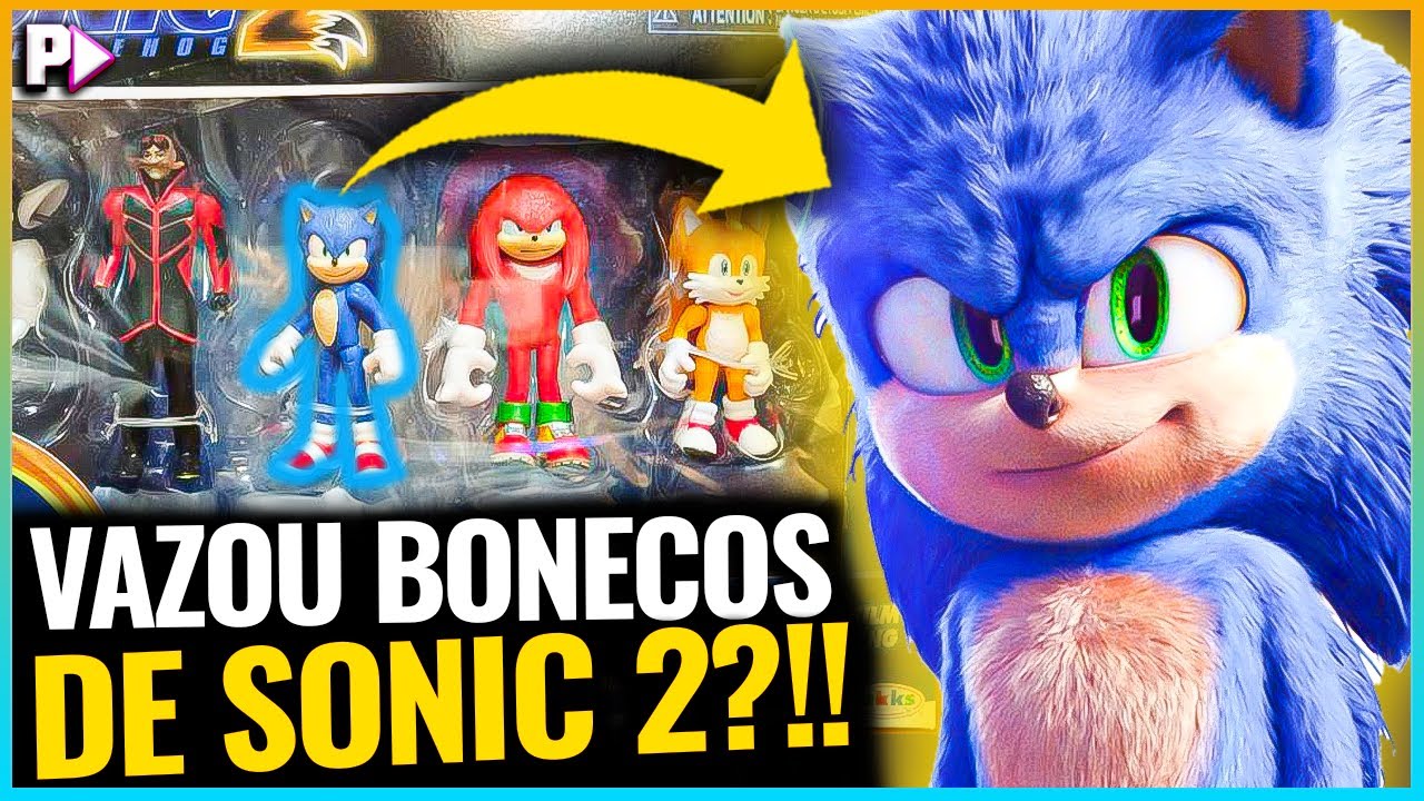 VAZOU NOVOS BONECOS DE SONIC 2 O FILME?!