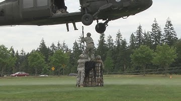 Soldiers conduct sling-load operations