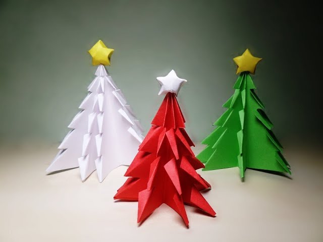 Albero Di Natale Hd.Decorazioni Fai Da Te Alberi Di Natale Origami Youtube